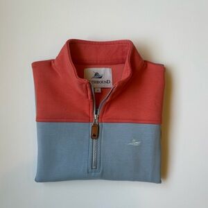 Color block Kids quarter zip pullover